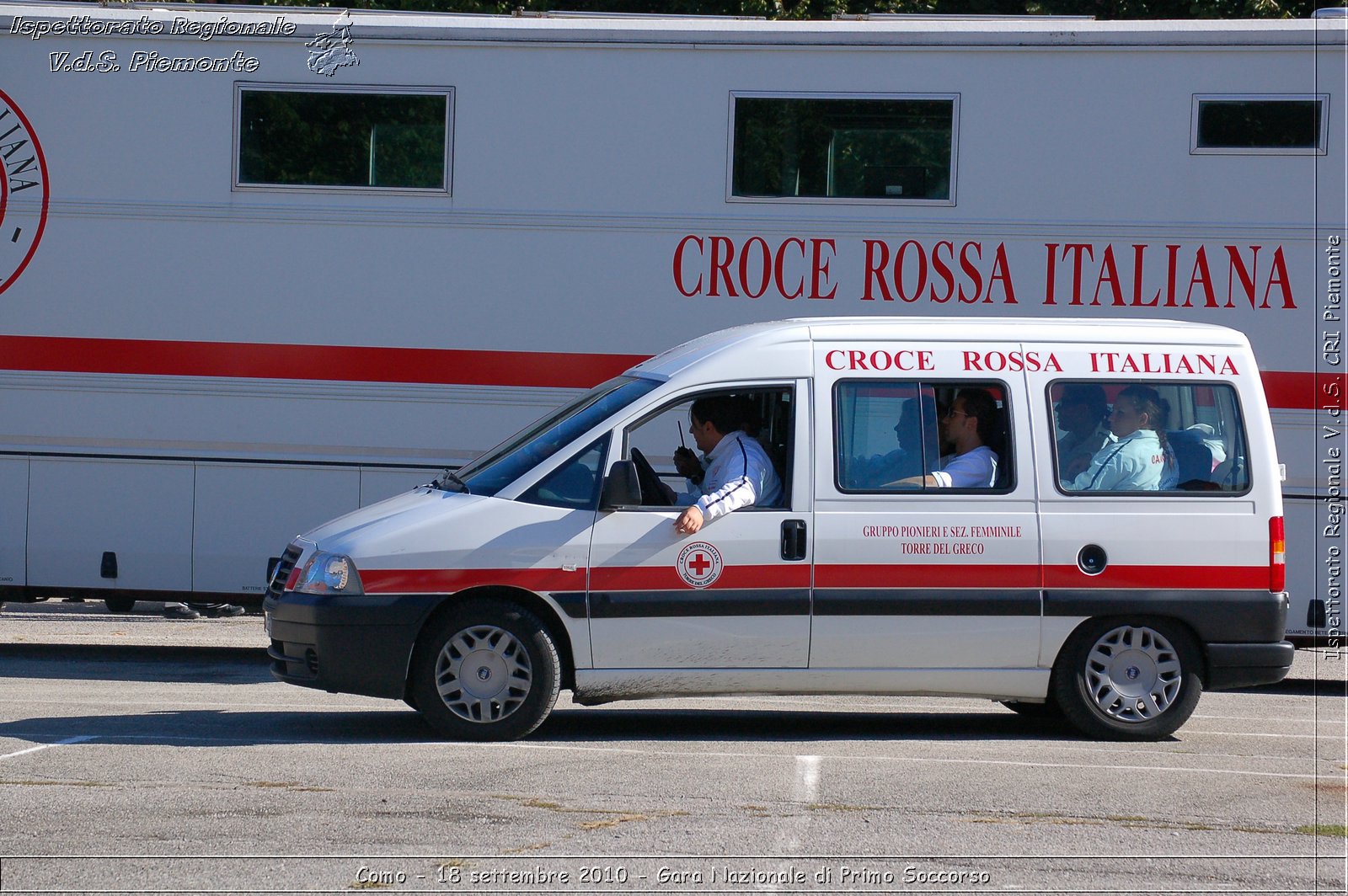 Como - 18 settembre 2010 - Gara Nazionale di Primo Soccorso -  Croce Rossa Italiana - Ispettorato Regionale Volontari del Soccorso Piemonte