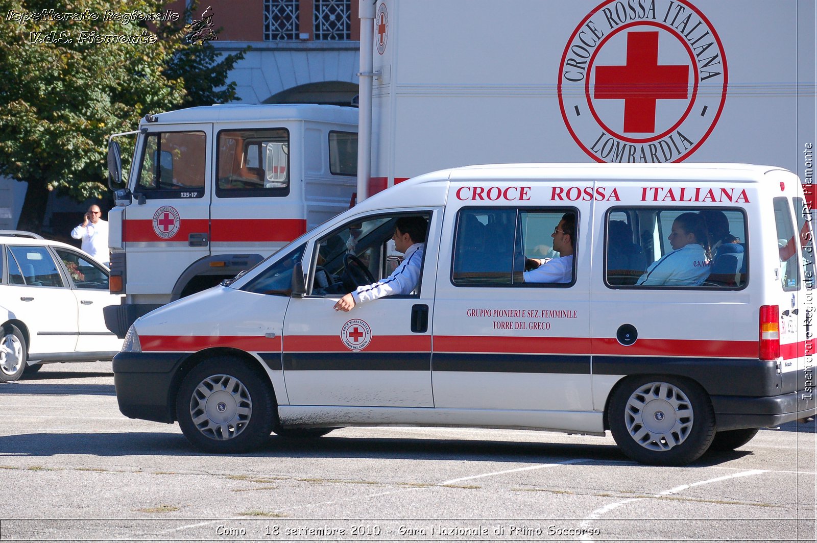 Como - 18 settembre 2010 - Gara Nazionale di Primo Soccorso -  Croce Rossa Italiana - Ispettorato Regionale Volontari del Soccorso Piemonte