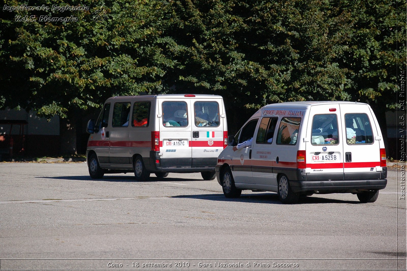 Como - 18 settembre 2010 - Gara Nazionale di Primo Soccorso -  Croce Rossa Italiana - Ispettorato Regionale Volontari del Soccorso Piemonte