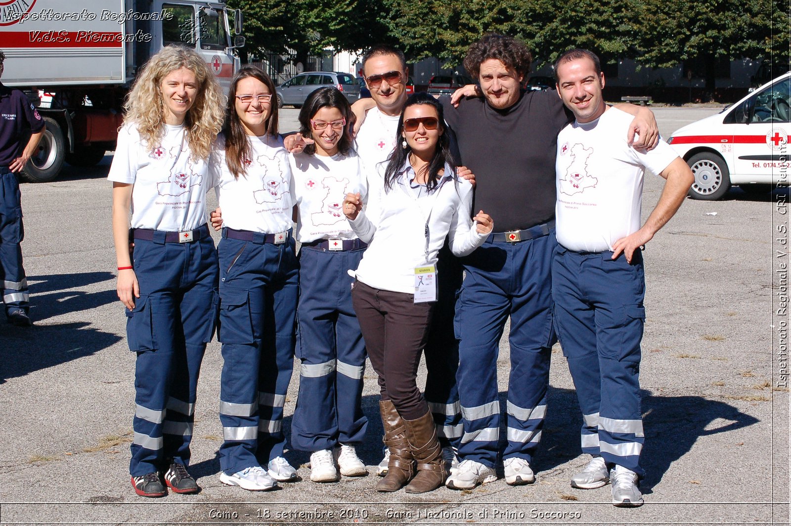 Como - 18 settembre 2010 - Gara Nazionale di Primo Soccorso -  Croce Rossa Italiana - Ispettorato Regionale Volontari del Soccorso Piemonte