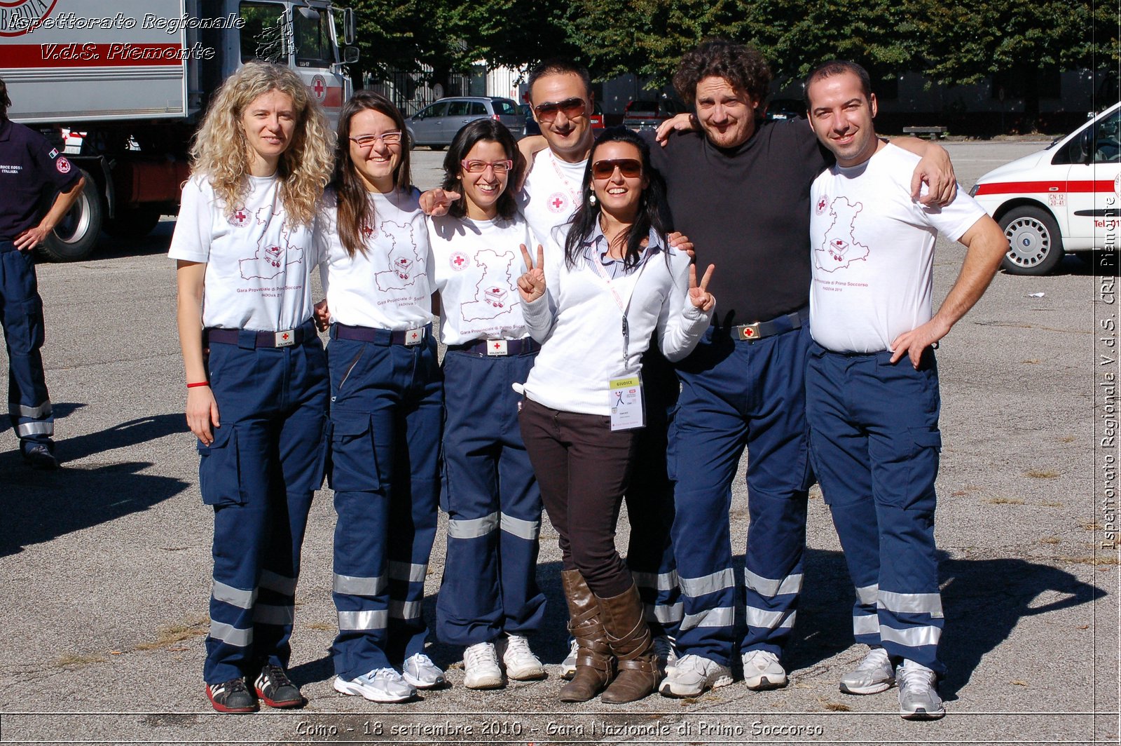 Como - 18 settembre 2010 - Gara Nazionale di Primo Soccorso -  Croce Rossa Italiana - Ispettorato Regionale Volontari del Soccorso Piemonte