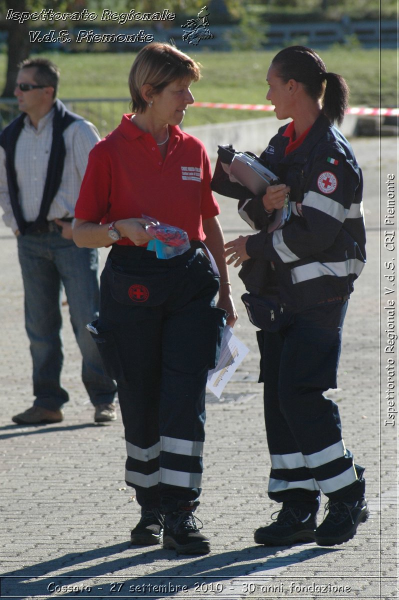 Cossato - 27 settembre 2010 - 30 anni fondazione -  Croce Rossa Italiana - Ispettorato Regionale Volontari del Soccorso Piemonte