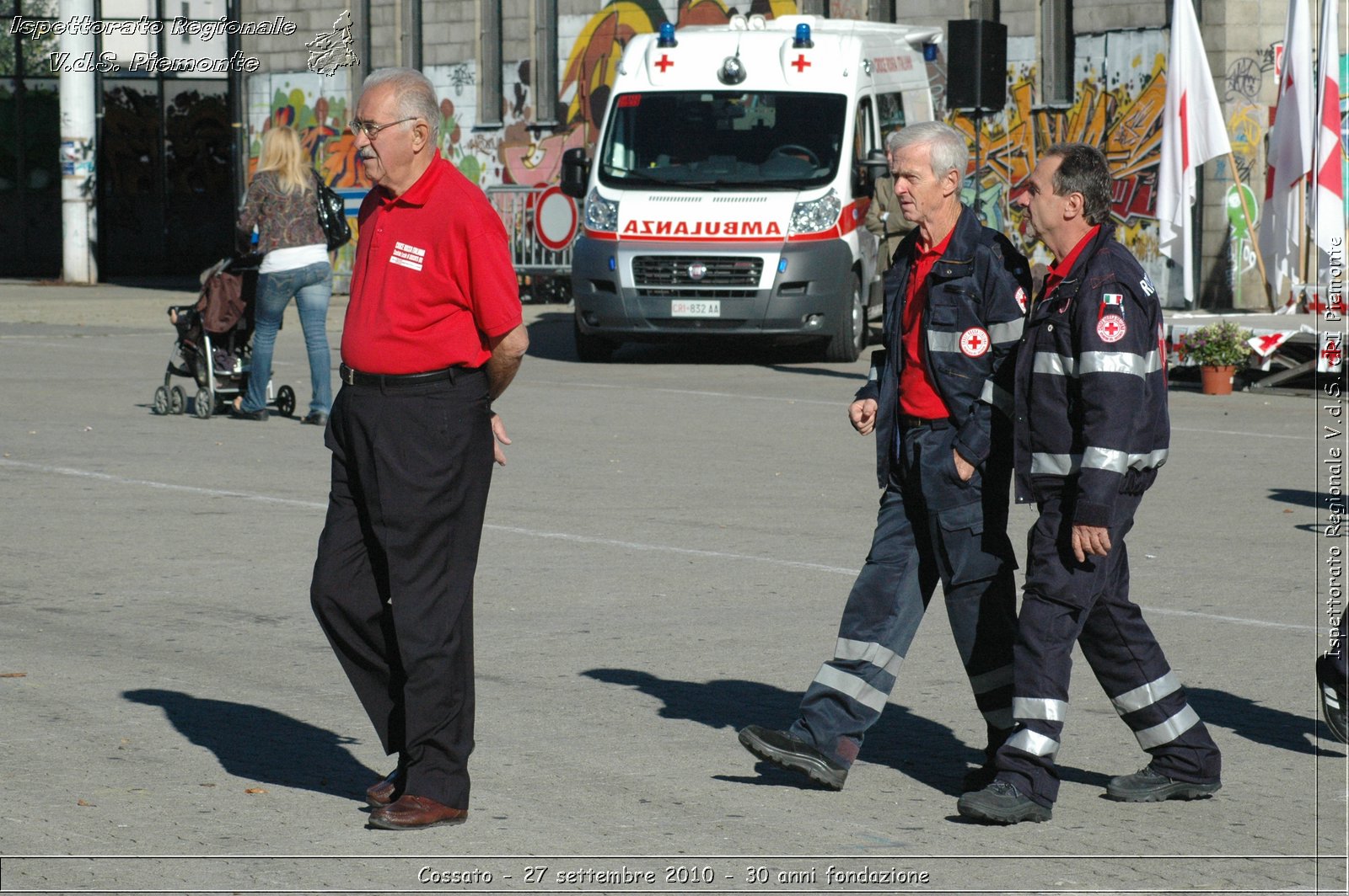 Cossato - 27 settembre 2010 - 30 anni fondazione -  Croce Rossa Italiana - Ispettorato Regionale Volontari del Soccorso Piemonte