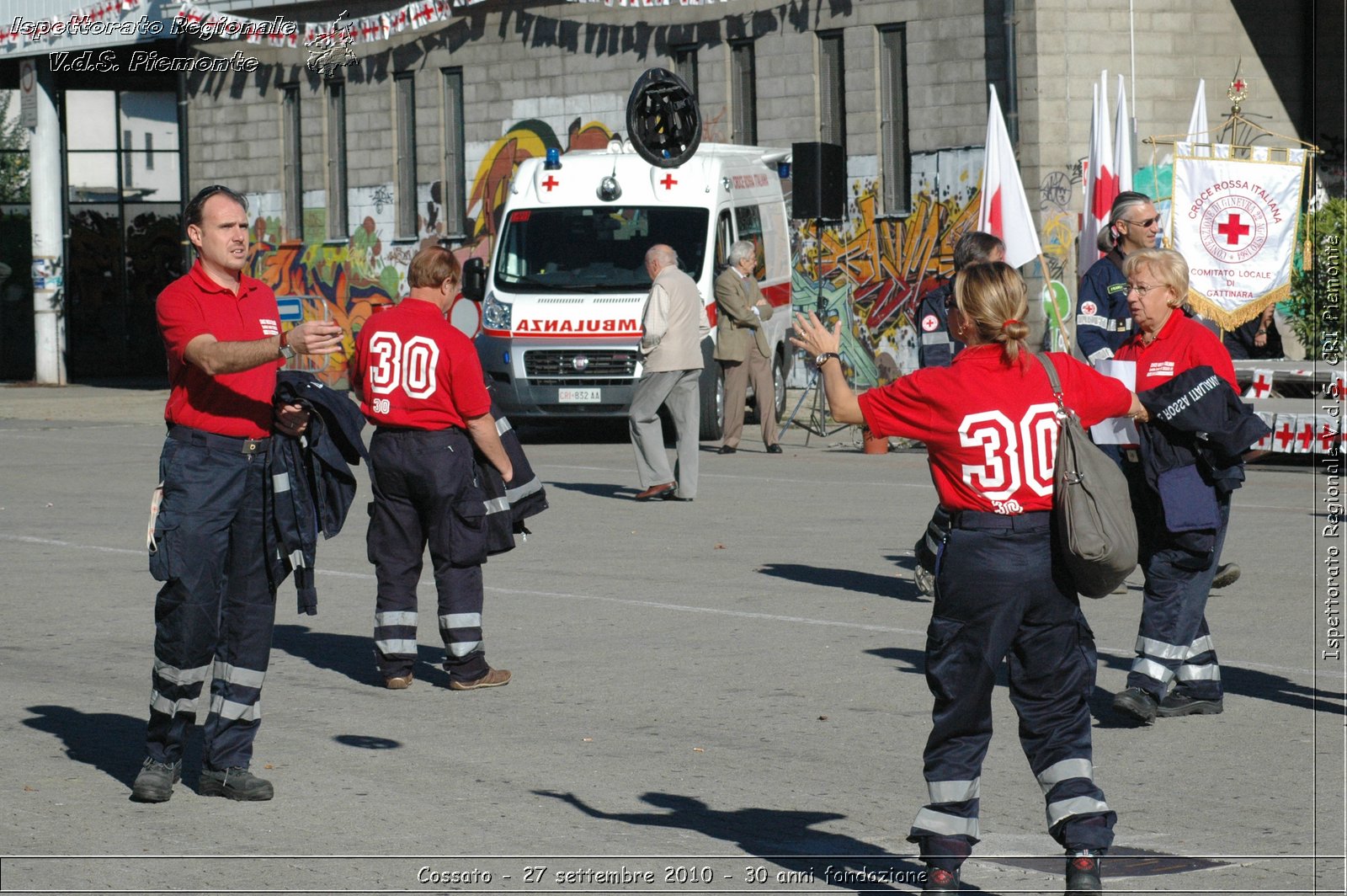 Cossato - 27 settembre 2010 - 30 anni fondazione -  Croce Rossa Italiana - Ispettorato Regionale Volontari del Soccorso Piemonte