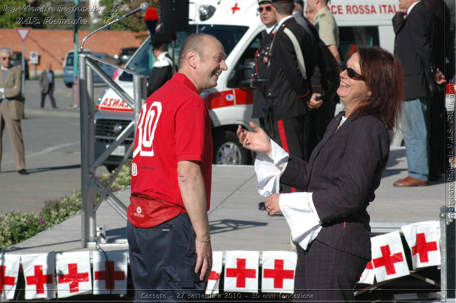 Cossato - 27 settembre 2010 - 30 anni fondazione -  Croce Rossa Italiana - Ispettorato Regionale Volontari del Soccorso Piemonte