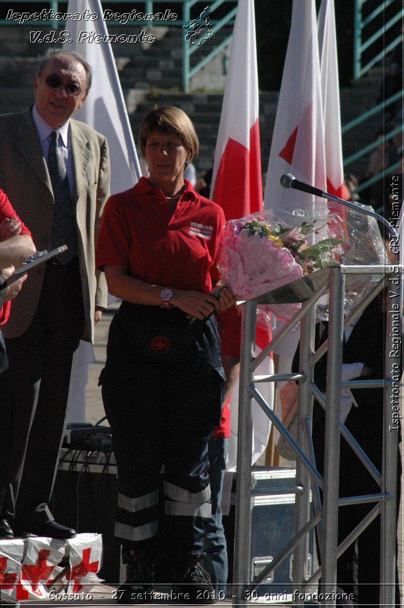 Cossato - 27 settembre 2010 - 30 anni fondazione -  Croce Rossa Italiana - Ispettorato Regionale Volontari del Soccorso Piemonte