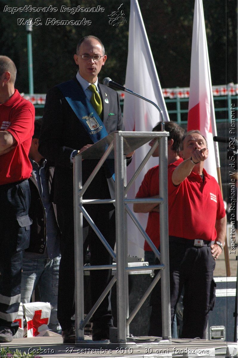 Cossato - 27 settembre 2010 - 30 anni fondazione -  Croce Rossa Italiana - Ispettorato Regionale Volontari del Soccorso Piemonte