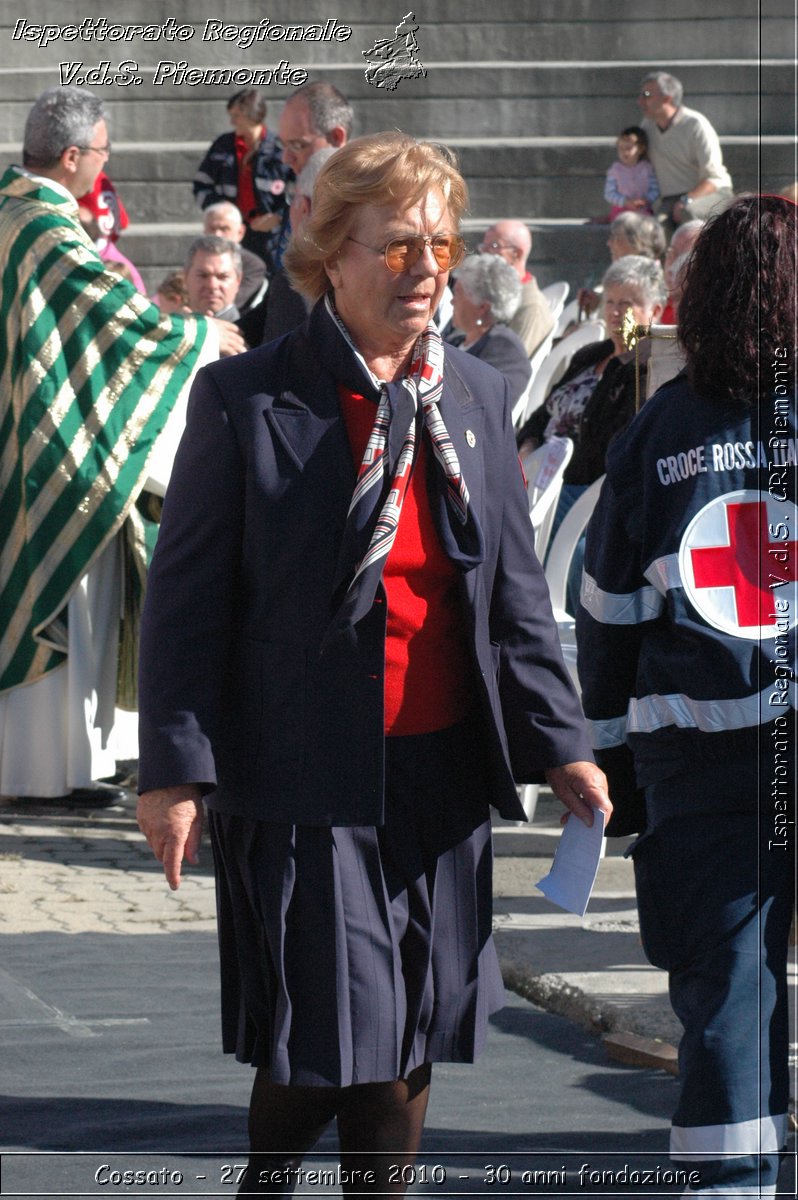 Cossato - 27 settembre 2010 - 30 anni fondazione -  Croce Rossa Italiana - Ispettorato Regionale Volontari del Soccorso Piemonte