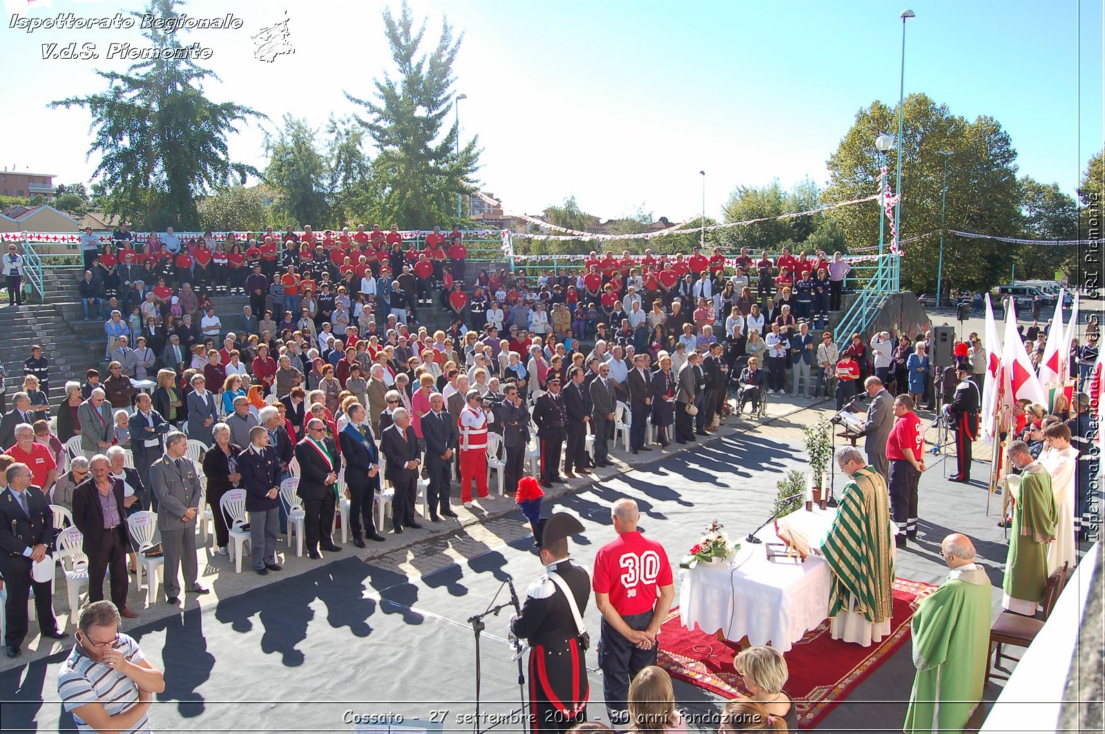 Cossato - 27 settembre 2010 - 30 anni fondazione -  Croce Rossa Italiana - Ispettorato Regionale Volontari del Soccorso Piemonte