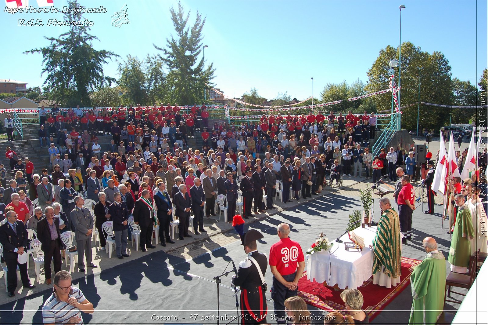 Cossato - 27 settembre 2010 - 30 anni fondazione -  Croce Rossa Italiana - Ispettorato Regionale Volontari del Soccorso Piemonte