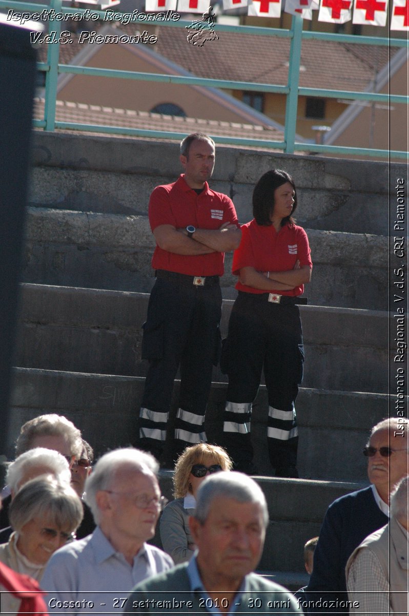 Cossato - 27 settembre 2010 - 30 anni fondazione -  Croce Rossa Italiana - Ispettorato Regionale Volontari del Soccorso Piemonte