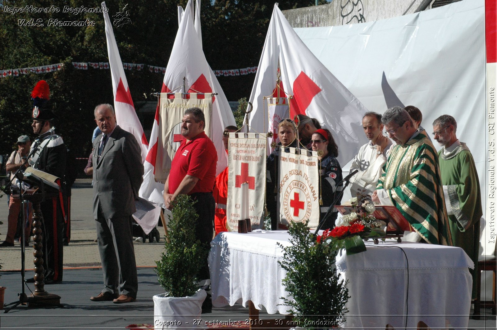 Cossato - 27 settembre 2010 - 30 anni fondazione -  Croce Rossa Italiana - Ispettorato Regionale Volontari del Soccorso Piemonte