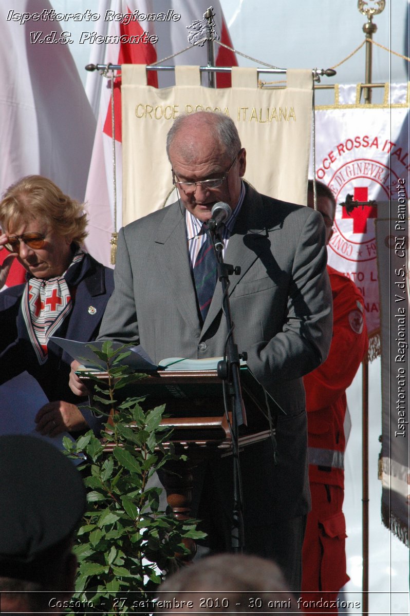 Cossato - 27 settembre 2010 - 30 anni fondazione -  Croce Rossa Italiana - Ispettorato Regionale Volontari del Soccorso Piemonte