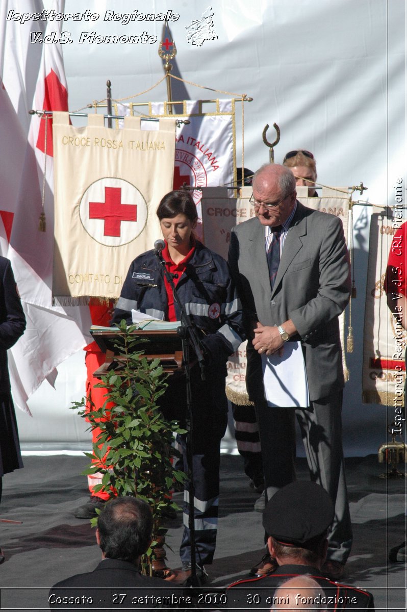 Cossato - 27 settembre 2010 - 30 anni fondazione -  Croce Rossa Italiana - Ispettorato Regionale Volontari del Soccorso Piemonte