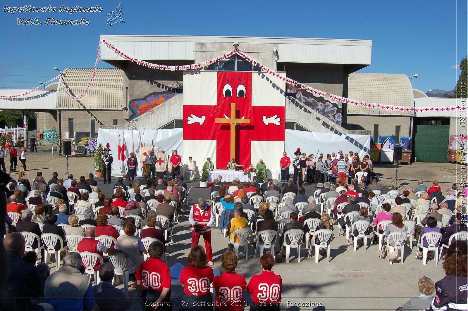 Cossato - 27 settembre 2010 - 30 anni fondazione -  Croce Rossa Italiana - Ispettorato Regionale Volontari del Soccorso Piemonte