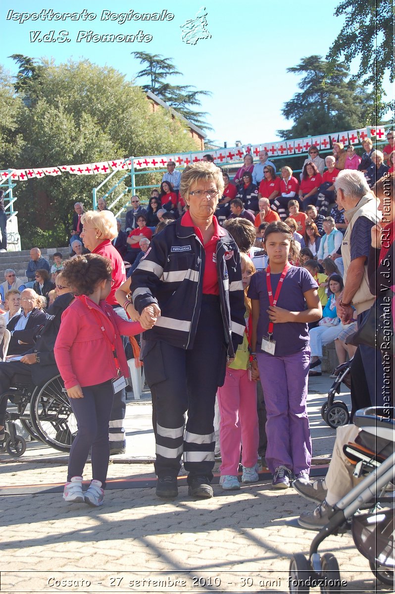 Cossato - 27 settembre 2010 - 30 anni fondazione -  Croce Rossa Italiana - Ispettorato Regionale Volontari del Soccorso Piemonte