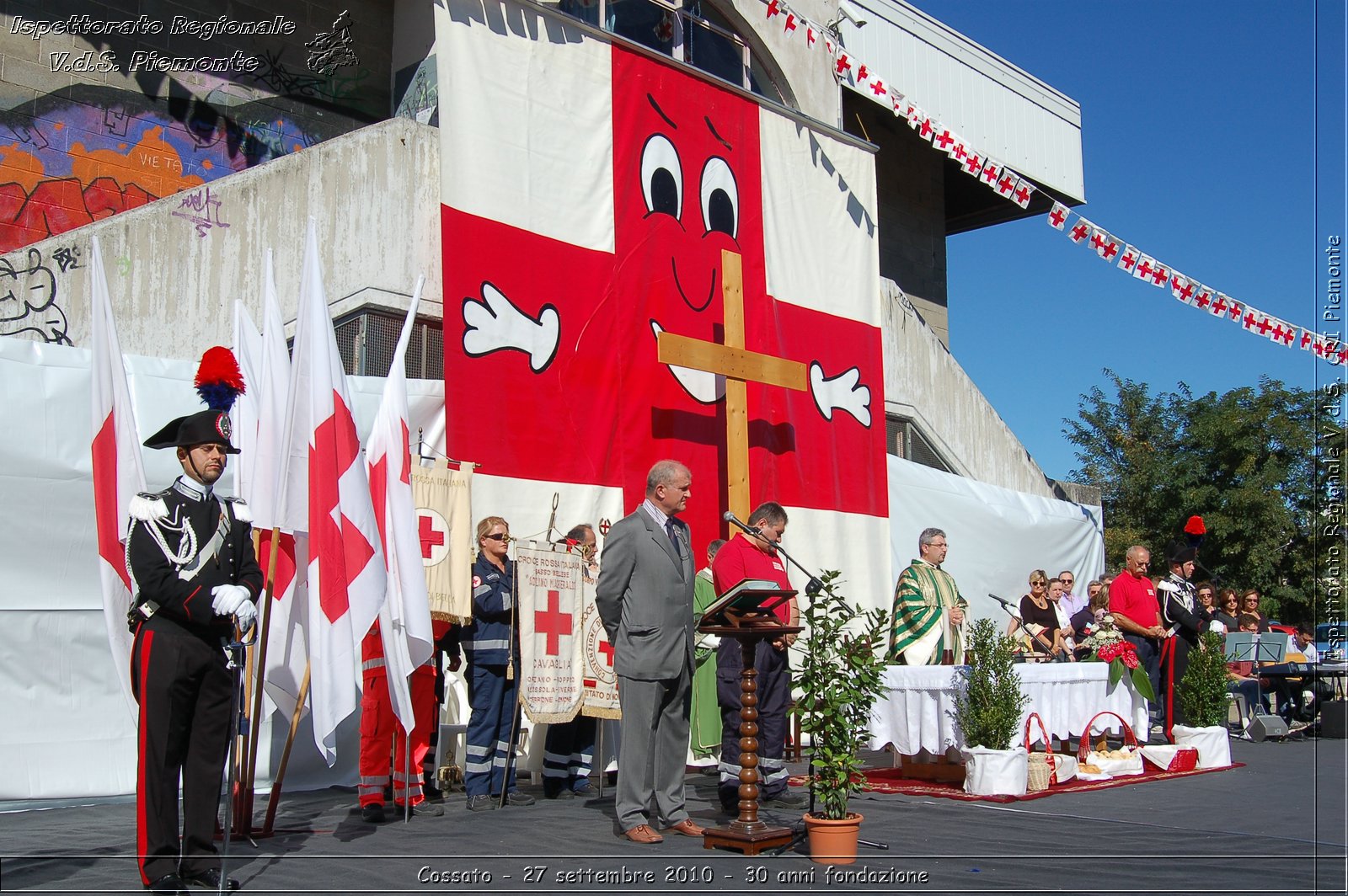 Cossato - 27 settembre 2010 - 30 anni fondazione -  Croce Rossa Italiana - Ispettorato Regionale Volontari del Soccorso Piemonte