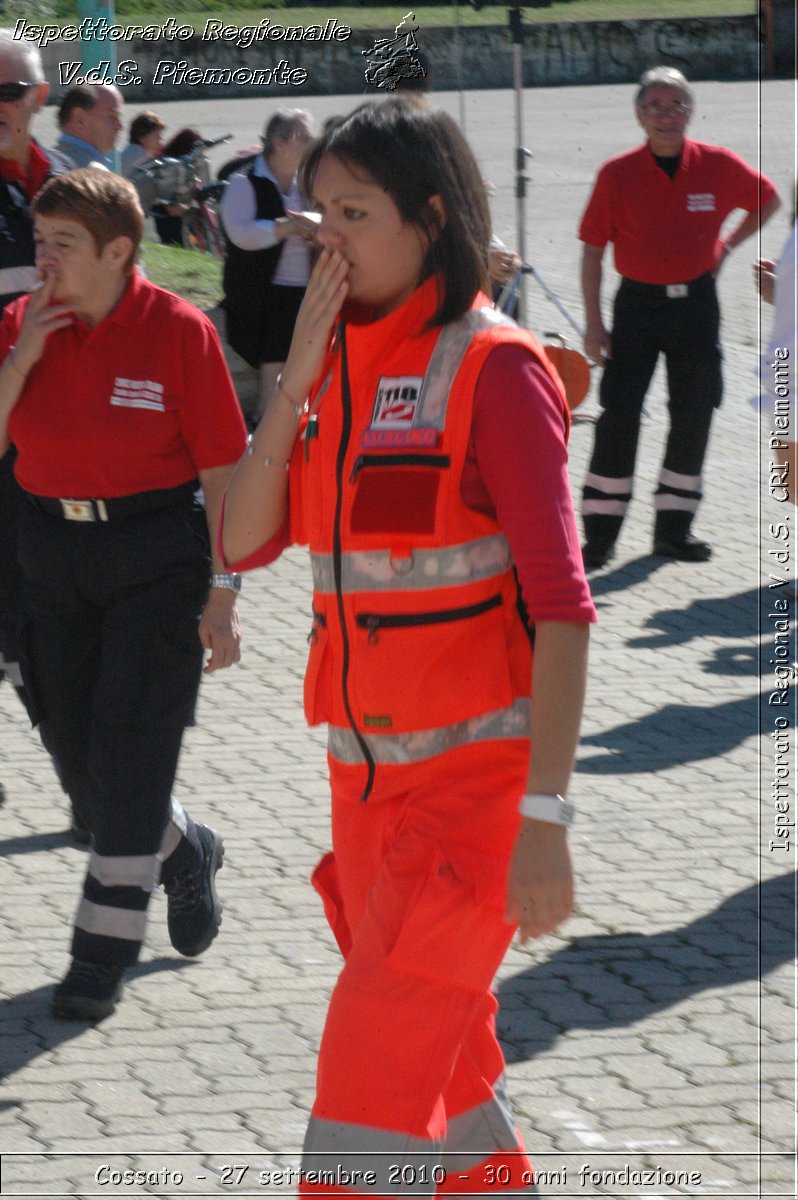 Cossato - 27 settembre 2010 - 30 anni fondazione -  Croce Rossa Italiana - Ispettorato Regionale Volontari del Soccorso Piemonte