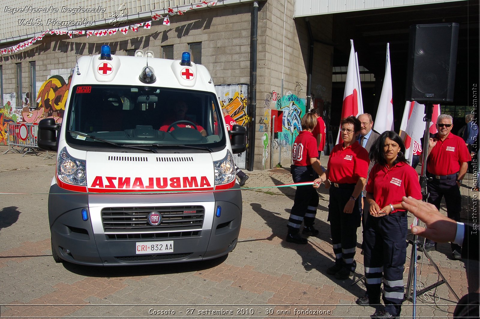 Cossato - 27 settembre 2010 - 30 anni fondazione -  Croce Rossa Italiana - Ispettorato Regionale Volontari del Soccorso Piemonte