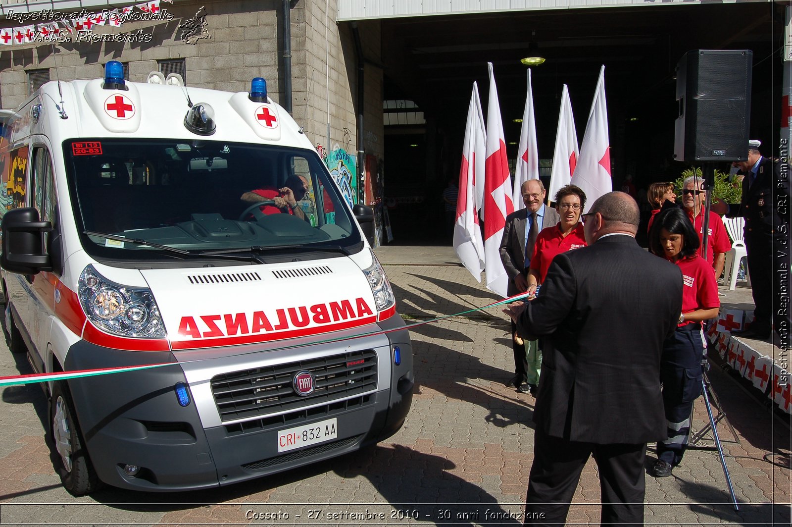 Cossato - 27 settembre 2010 - 30 anni fondazione -  Croce Rossa Italiana - Ispettorato Regionale Volontari del Soccorso Piemonte