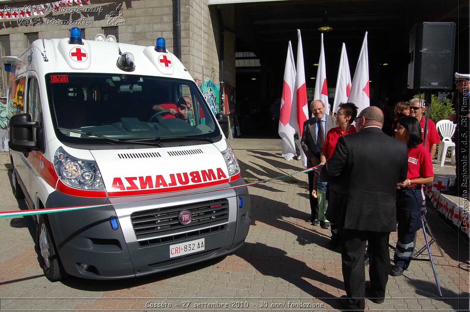 Cossato - 27 settembre 2010 - 30 anni fondazione -  Croce Rossa Italiana - Ispettorato Regionale Volontari del Soccorso Piemonte