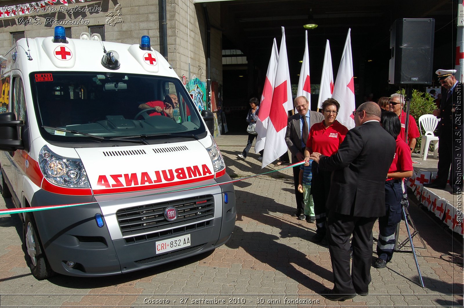 Cossato - 27 settembre 2010 - 30 anni fondazione -  Croce Rossa Italiana - Ispettorato Regionale Volontari del Soccorso Piemonte