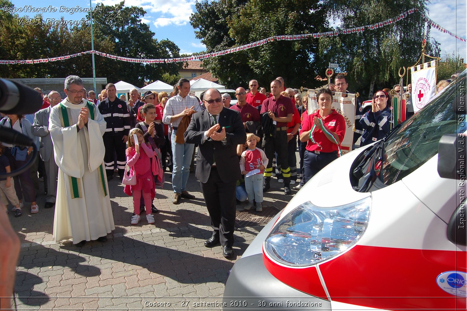 Cossato - 27 settembre 2010 - 30 anni fondazione -  Croce Rossa Italiana - Ispettorato Regionale Volontari del Soccorso Piemonte