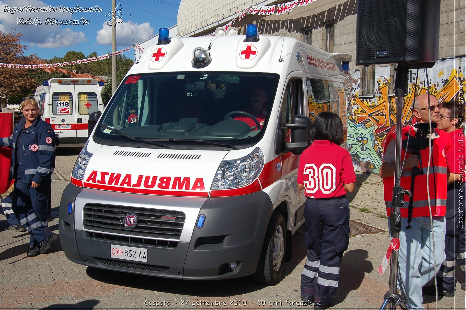 Cossato - 27 settembre 2010 - 30 anni fondazione -  Croce Rossa Italiana - Ispettorato Regionale Volontari del Soccorso Piemonte