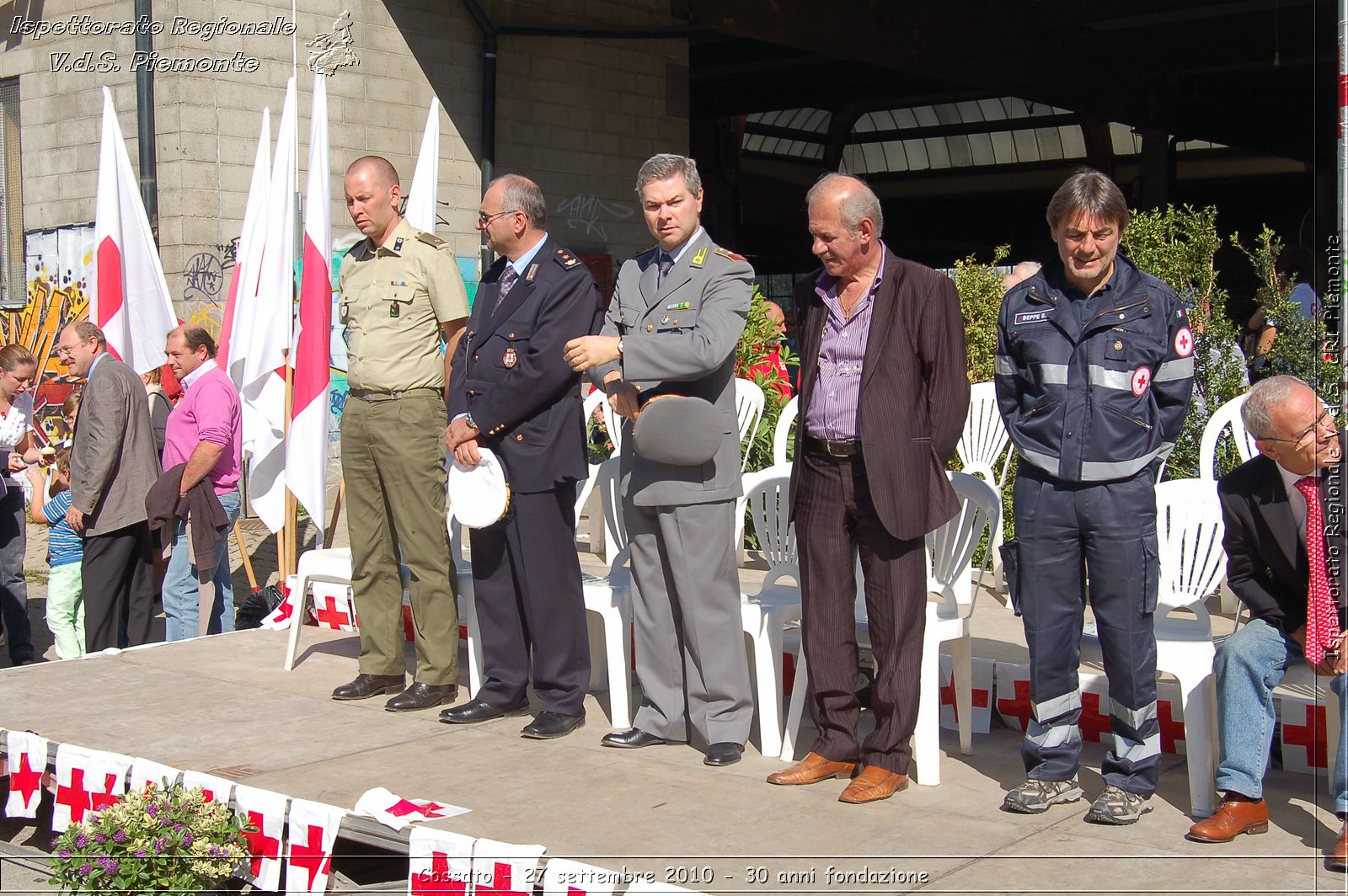 Cossato - 27 settembre 2010 - 30 anni fondazione -  Croce Rossa Italiana - Ispettorato Regionale Volontari del Soccorso Piemonte