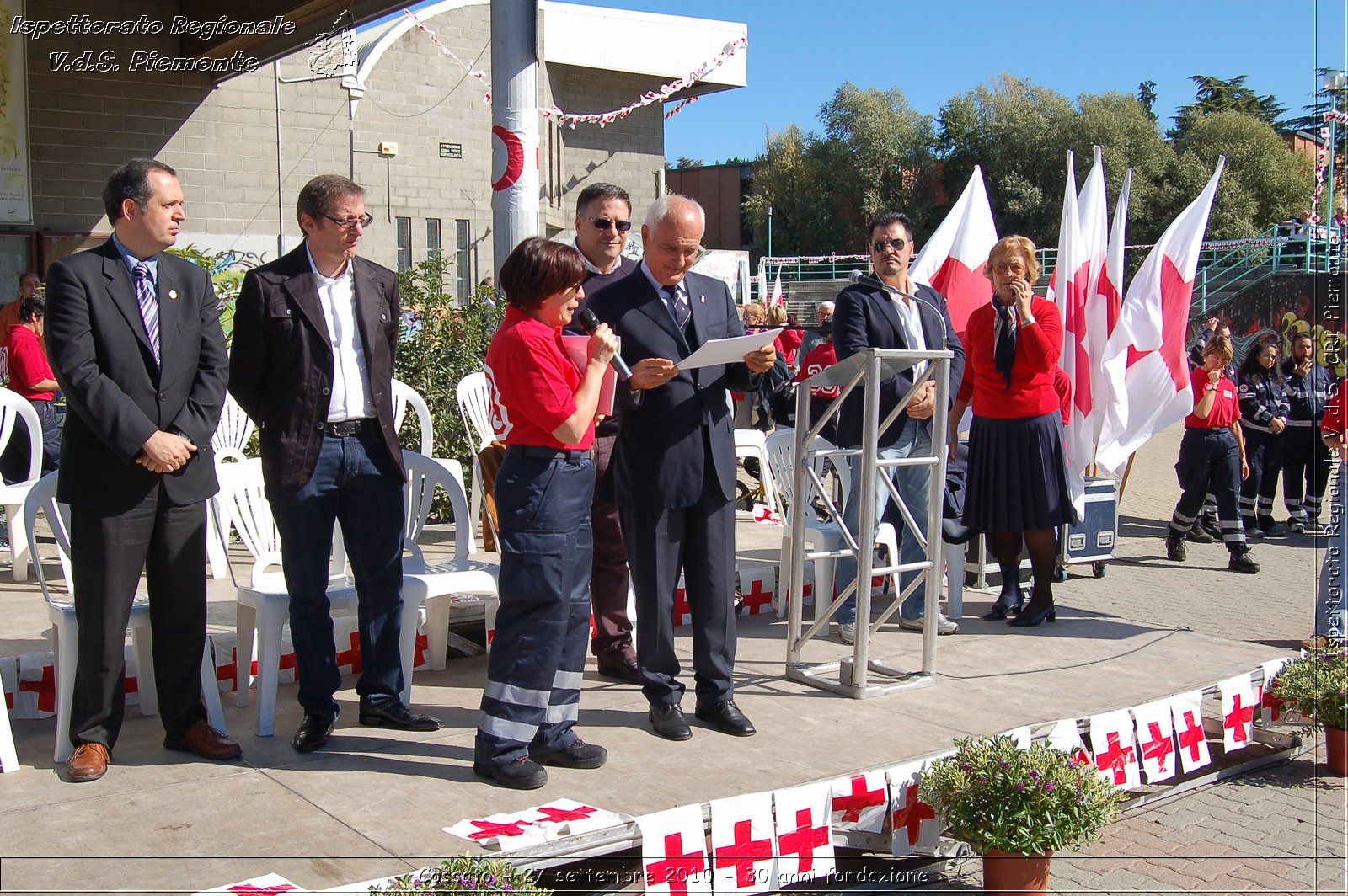 Cossato - 27 settembre 2010 - 30 anni fondazione -  Croce Rossa Italiana - Ispettorato Regionale Volontari del Soccorso Piemonte