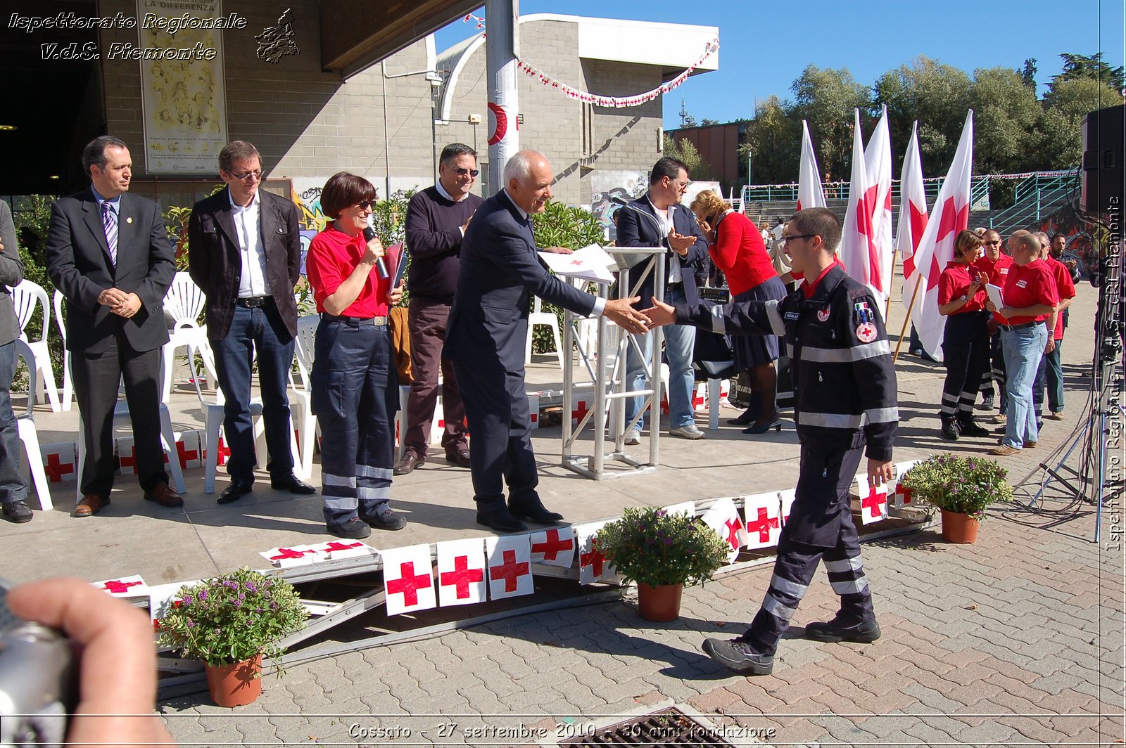 Cossato - 27 settembre 2010 - 30 anni fondazione -  Croce Rossa Italiana - Ispettorato Regionale Volontari del Soccorso Piemonte