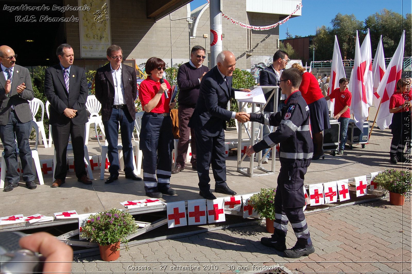 Cossato - 27 settembre 2010 - 30 anni fondazione -  Croce Rossa Italiana - Ispettorato Regionale Volontari del Soccorso Piemonte