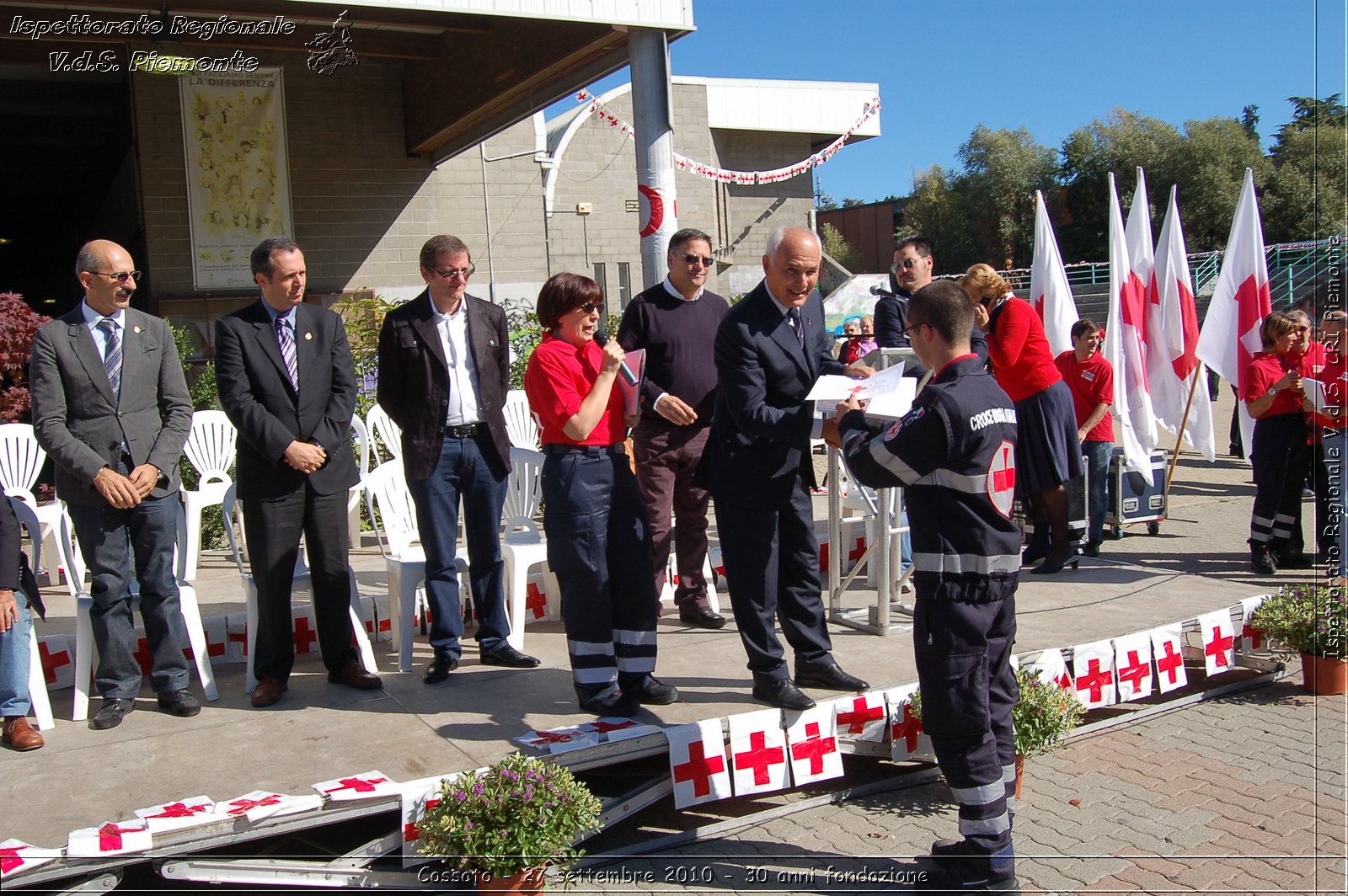 Cossato - 27 settembre 2010 - 30 anni fondazione -  Croce Rossa Italiana - Ispettorato Regionale Volontari del Soccorso Piemonte