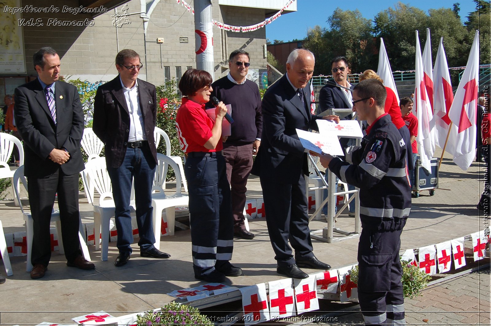 Cossato - 27 settembre 2010 - 30 anni fondazione -  Croce Rossa Italiana - Ispettorato Regionale Volontari del Soccorso Piemonte