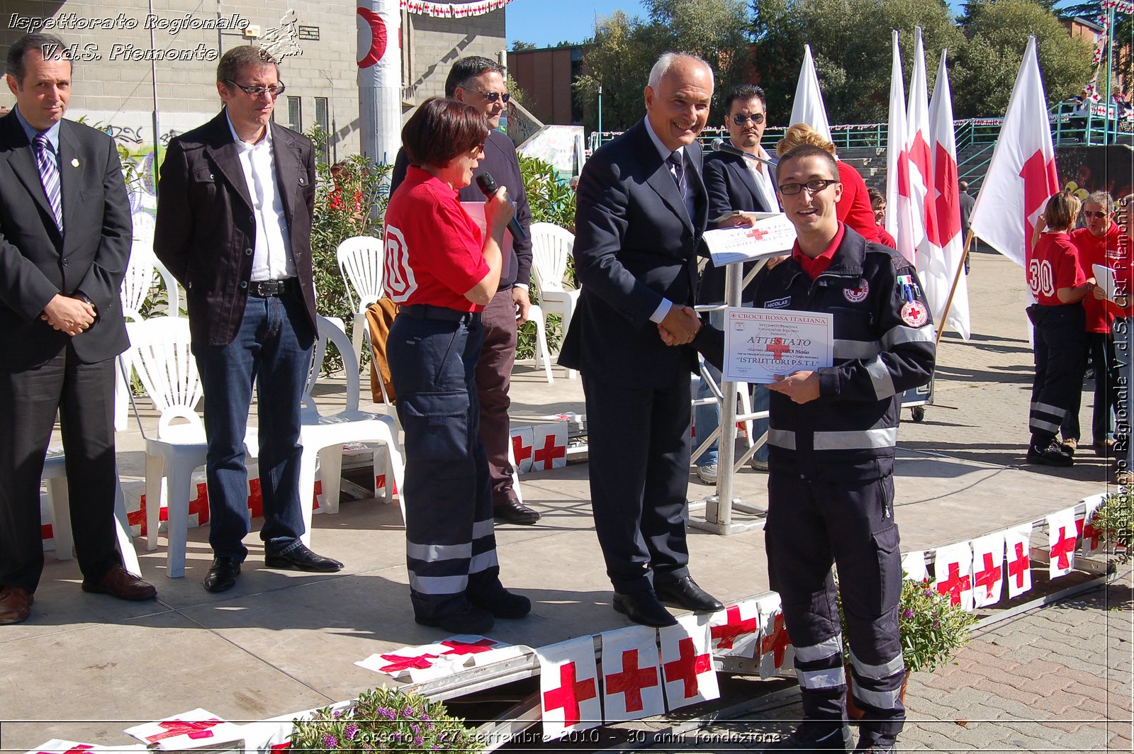 Cossato - 27 settembre 2010 - 30 anni fondazione -  Croce Rossa Italiana - Ispettorato Regionale Volontari del Soccorso Piemonte