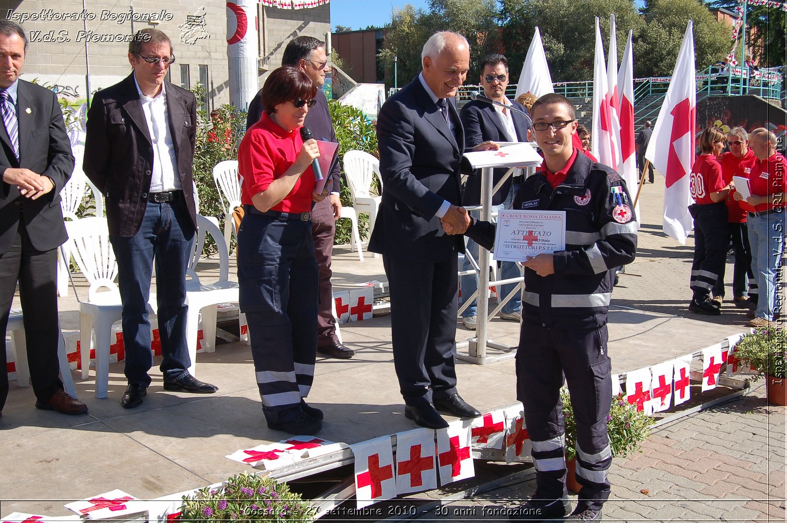 Cossato - 27 settembre 2010 - 30 anni fondazione -  Croce Rossa Italiana - Ispettorato Regionale Volontari del Soccorso Piemonte