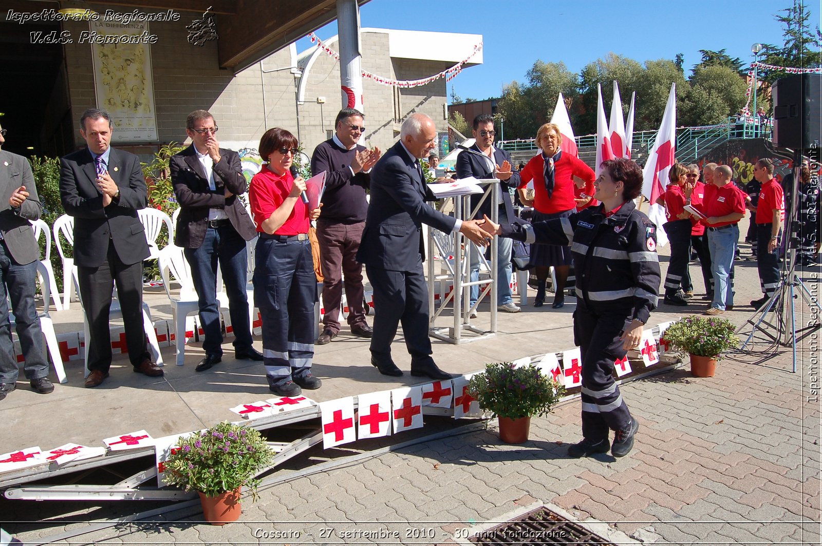 Cossato - 27 settembre 2010 - 30 anni fondazione -  Croce Rossa Italiana - Ispettorato Regionale Volontari del Soccorso Piemonte