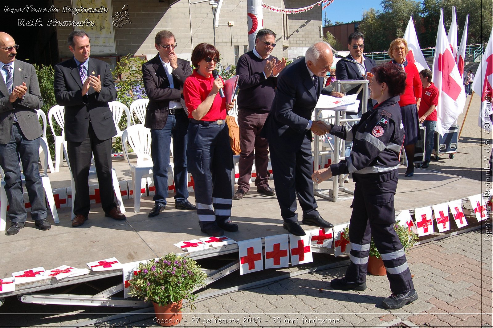 Cossato - 27 settembre 2010 - 30 anni fondazione -  Croce Rossa Italiana - Ispettorato Regionale Volontari del Soccorso Piemonte