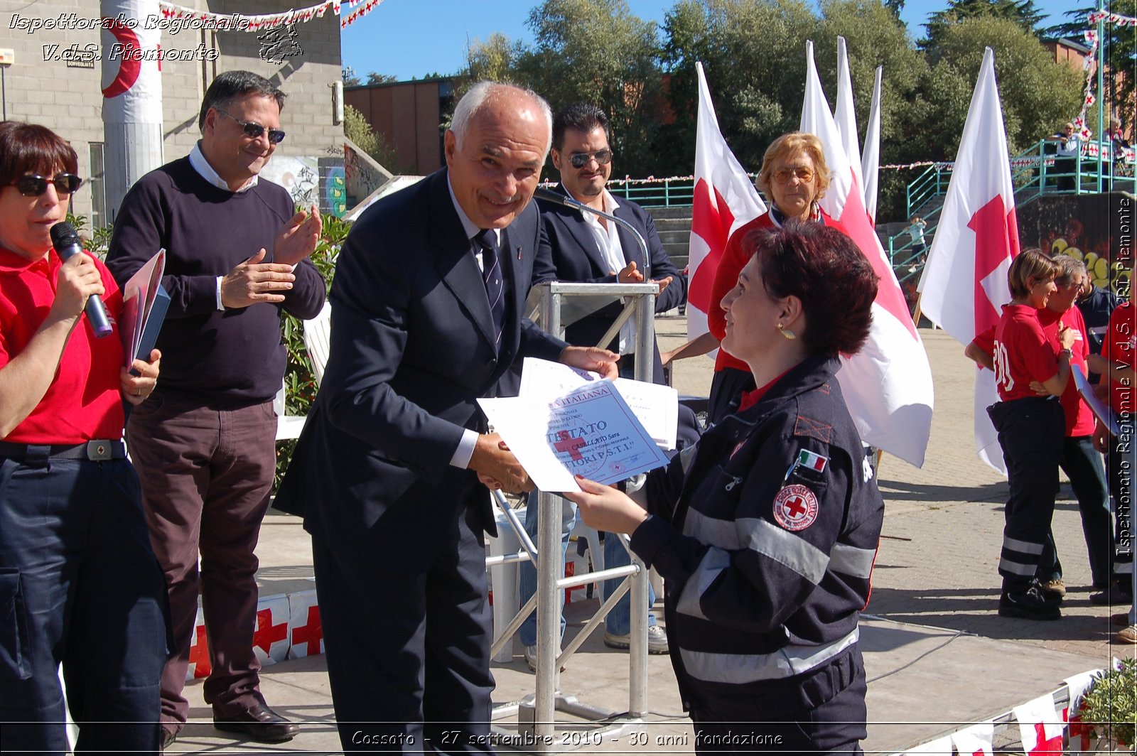 Cossato - 27 settembre 2010 - 30 anni fondazione -  Croce Rossa Italiana - Ispettorato Regionale Volontari del Soccorso Piemonte