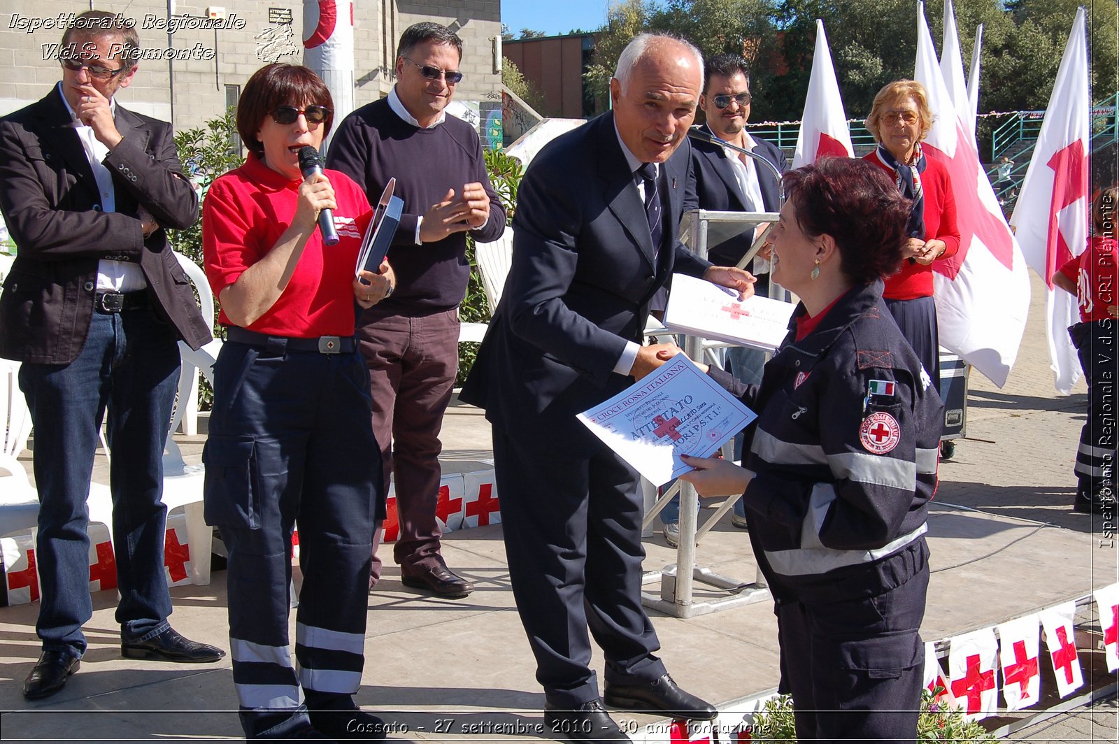 Cossato - 27 settembre 2010 - 30 anni fondazione -  Croce Rossa Italiana - Ispettorato Regionale Volontari del Soccorso Piemonte