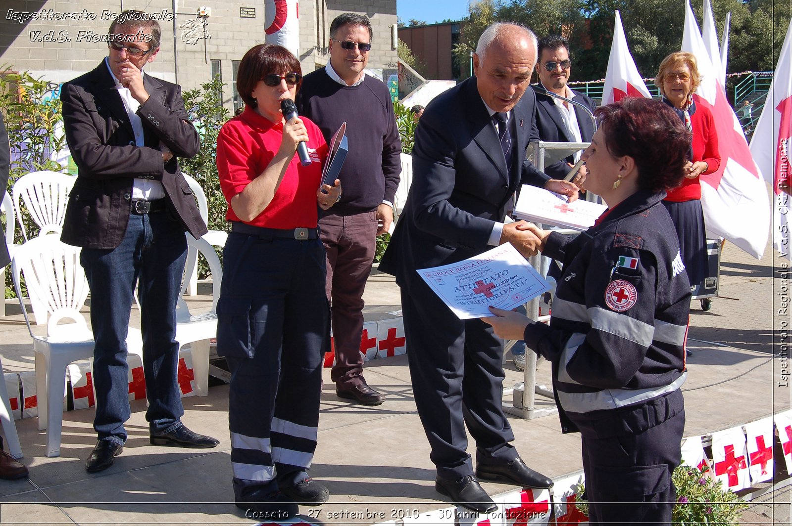 Cossato - 27 settembre 2010 - 30 anni fondazione -  Croce Rossa Italiana - Ispettorato Regionale Volontari del Soccorso Piemonte