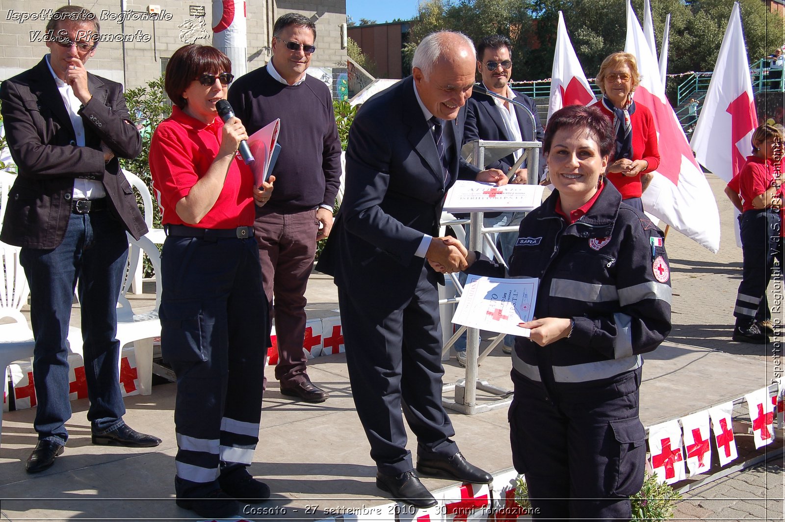 Cossato - 27 settembre 2010 - 30 anni fondazione -  Croce Rossa Italiana - Ispettorato Regionale Volontari del Soccorso Piemonte