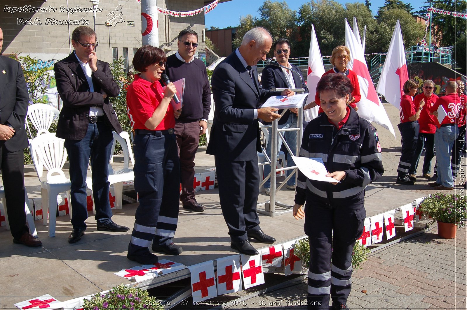 Cossato - 27 settembre 2010 - 30 anni fondazione -  Croce Rossa Italiana - Ispettorato Regionale Volontari del Soccorso Piemonte