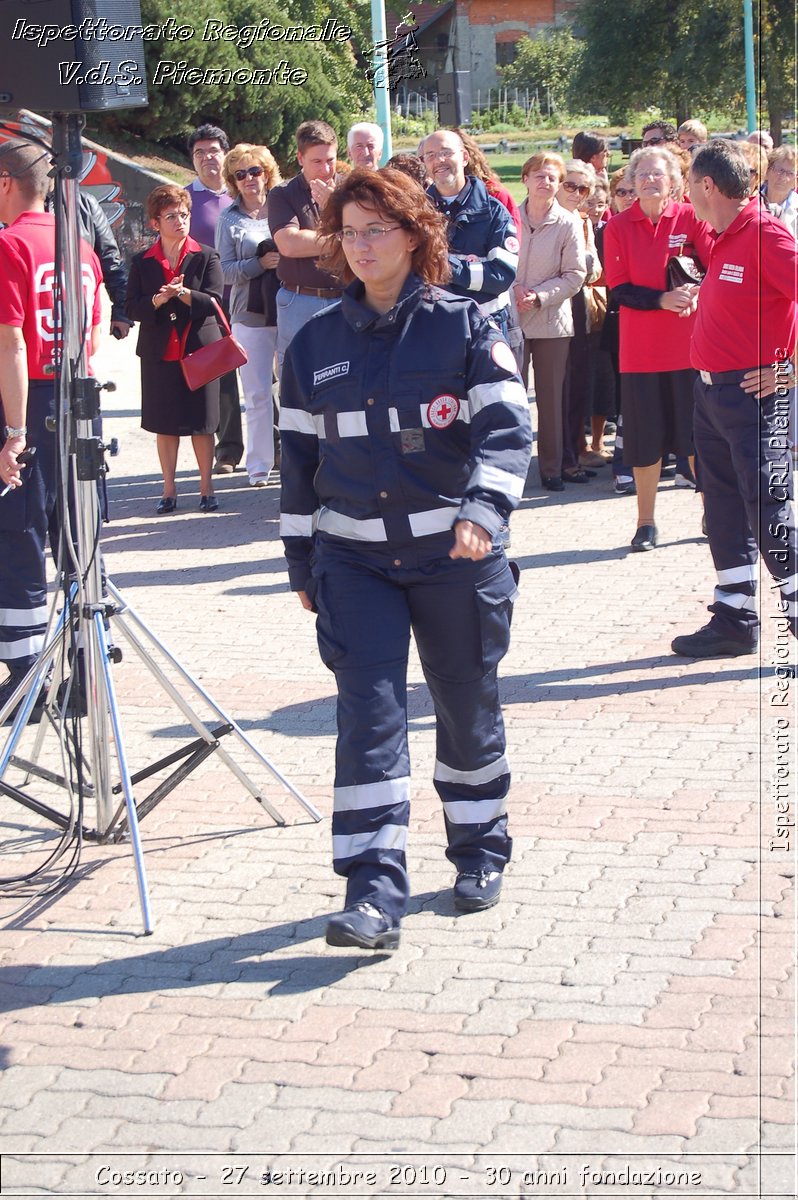 Cossato - 27 settembre 2010 - 30 anni fondazione -  Croce Rossa Italiana - Ispettorato Regionale Volontari del Soccorso Piemonte