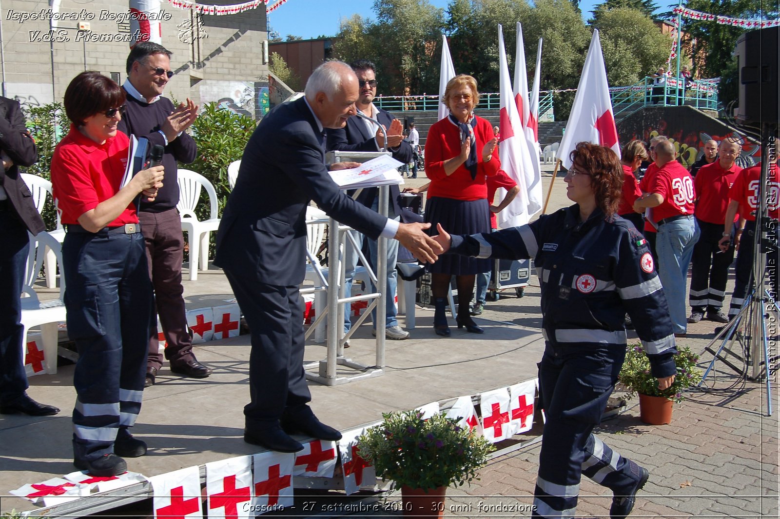 Cossato - 27 settembre 2010 - 30 anni fondazione -  Croce Rossa Italiana - Ispettorato Regionale Volontari del Soccorso Piemonte