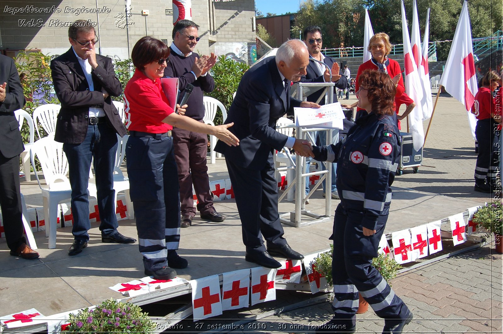 Cossato - 27 settembre 2010 - 30 anni fondazione -  Croce Rossa Italiana - Ispettorato Regionale Volontari del Soccorso Piemonte