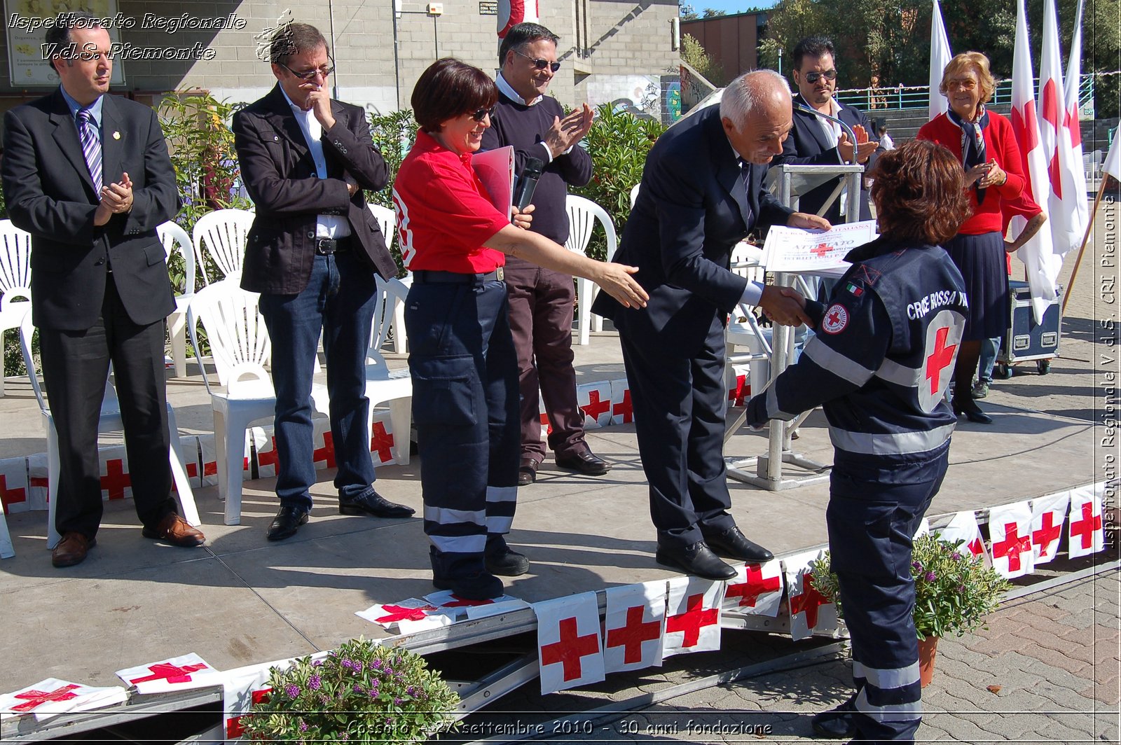 Cossato - 27 settembre 2010 - 30 anni fondazione -  Croce Rossa Italiana - Ispettorato Regionale Volontari del Soccorso Piemonte