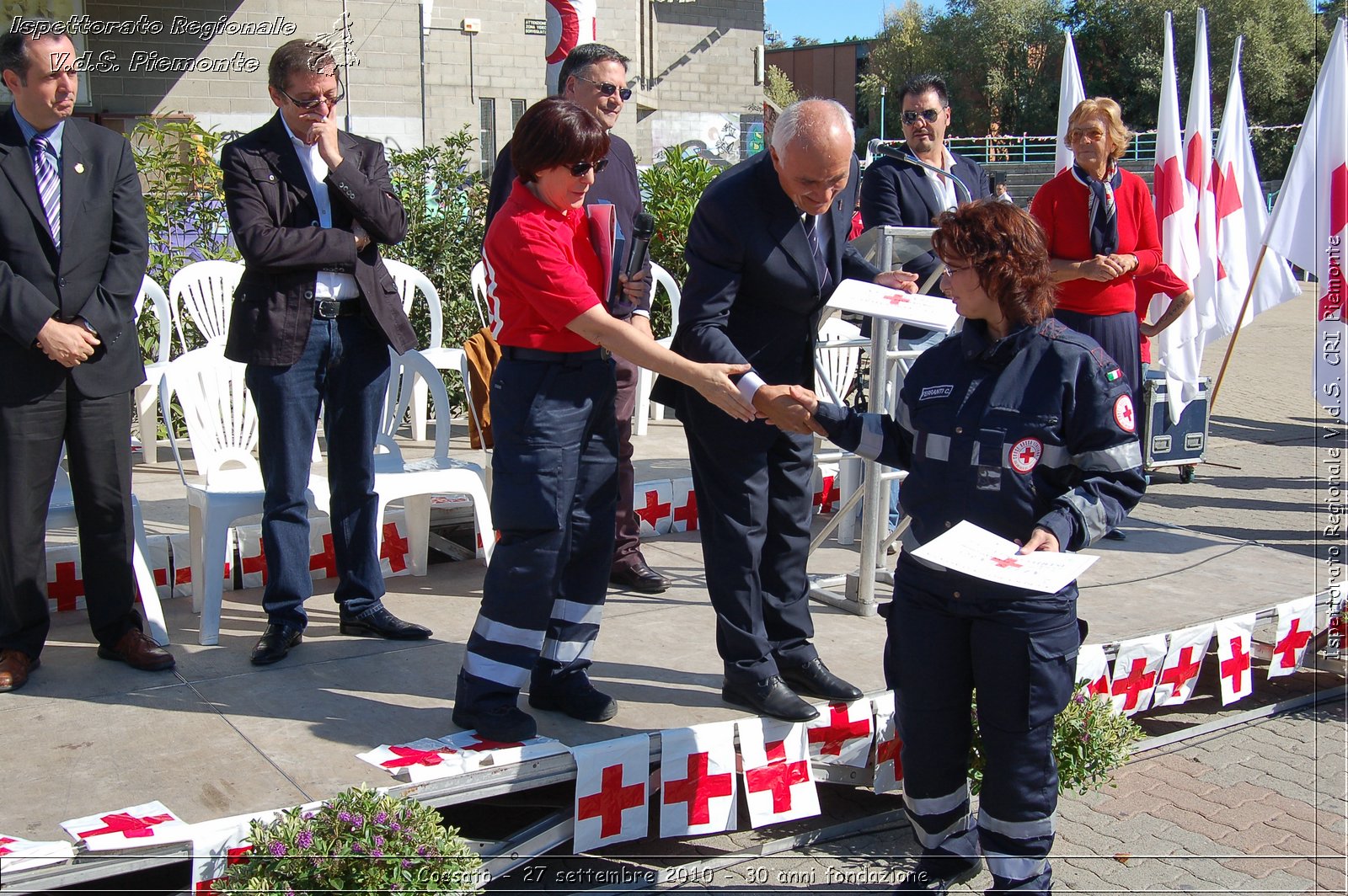 Cossato - 27 settembre 2010 - 30 anni fondazione -  Croce Rossa Italiana - Ispettorato Regionale Volontari del Soccorso Piemonte