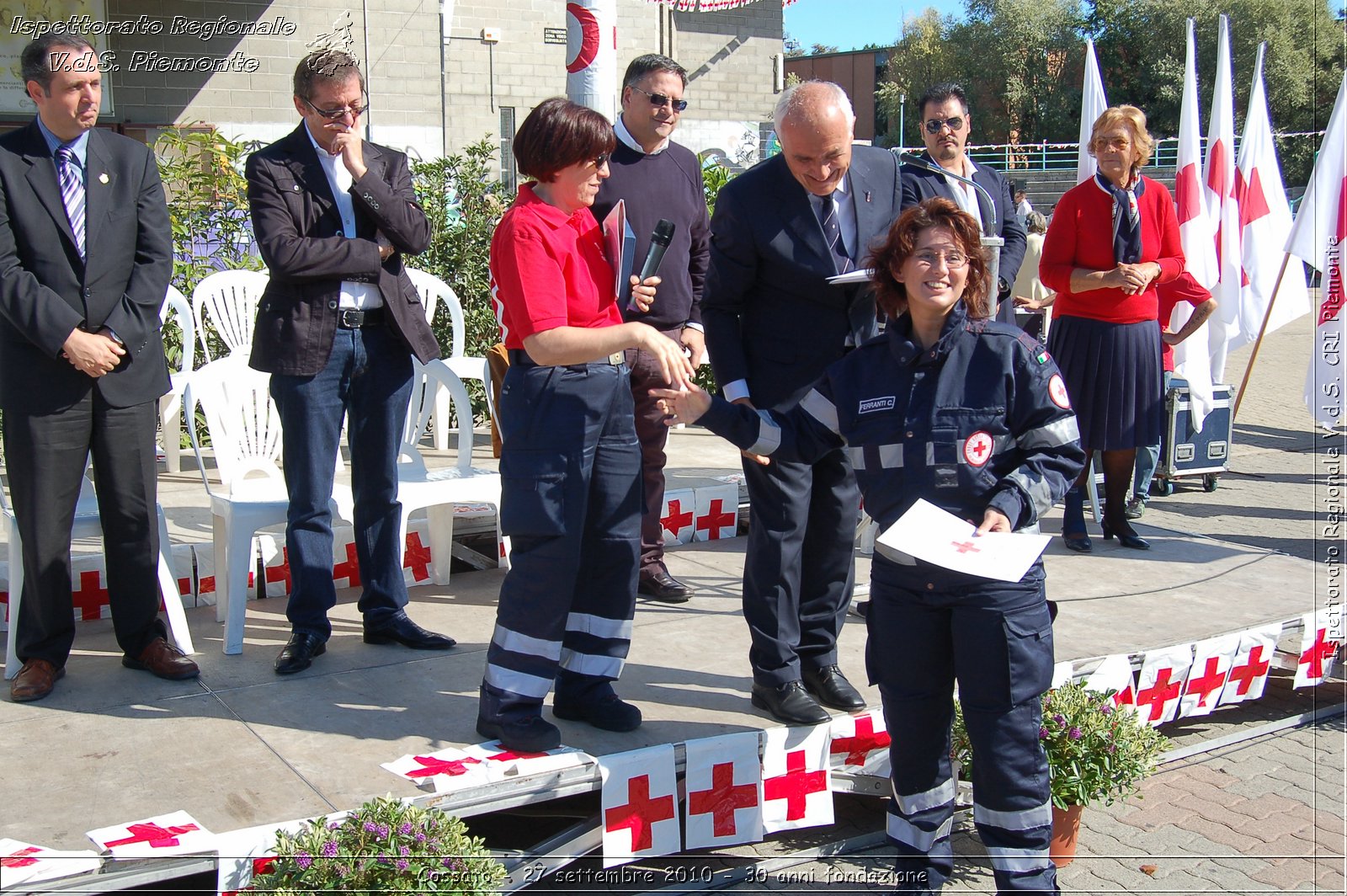 Cossato - 27 settembre 2010 - 30 anni fondazione -  Croce Rossa Italiana - Ispettorato Regionale Volontari del Soccorso Piemonte