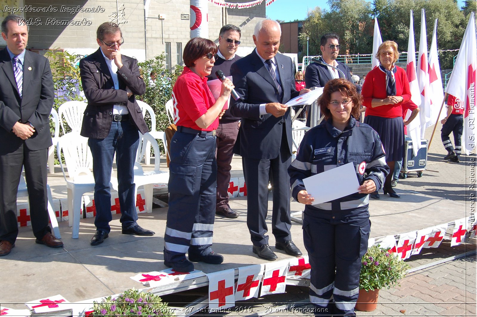 Cossato - 27 settembre 2010 - 30 anni fondazione -  Croce Rossa Italiana - Ispettorato Regionale Volontari del Soccorso Piemonte